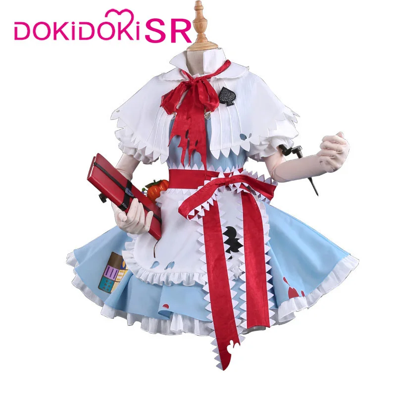 DokiDoki/аниме Copslay Touhou Project Alice Margatroid женский костюм на Хэллоуин платье для девочек