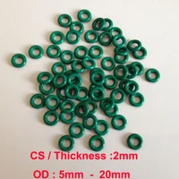 100 pcs fkm rubber o ring cs2mm x od 567891011121314151617181920 fluorine rubber gasket seal oring o ring