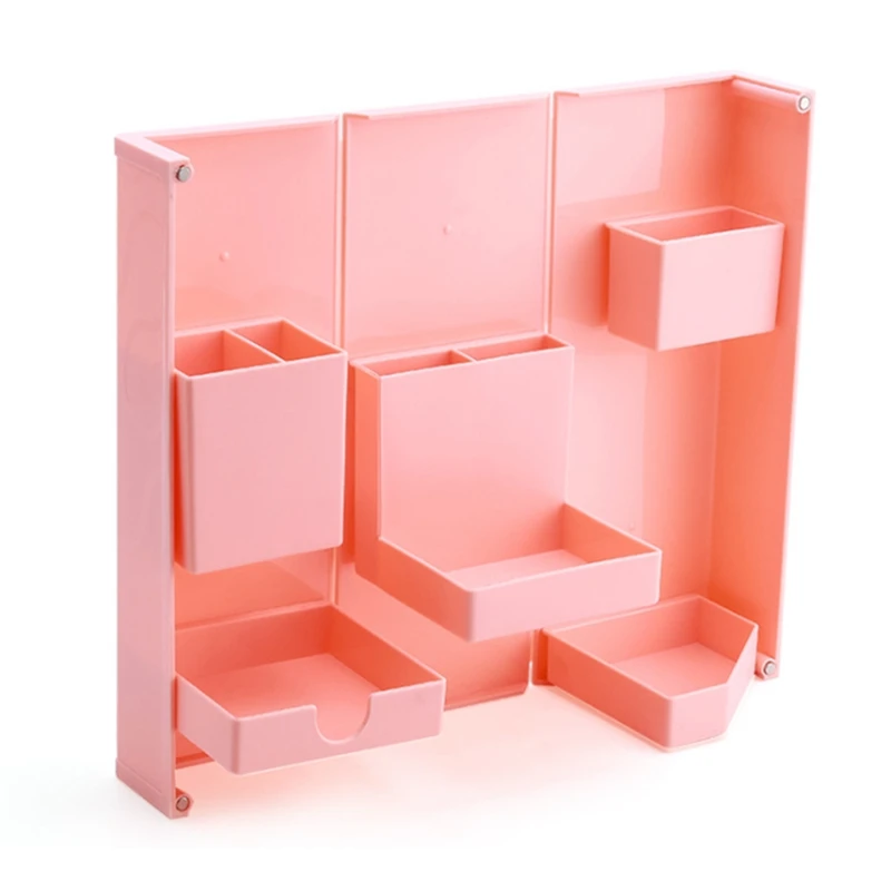 

Foldable Pencil Case, Magnetic Opening and Closing Stationery Box, Desktop Storage Box, Office Pen Holder