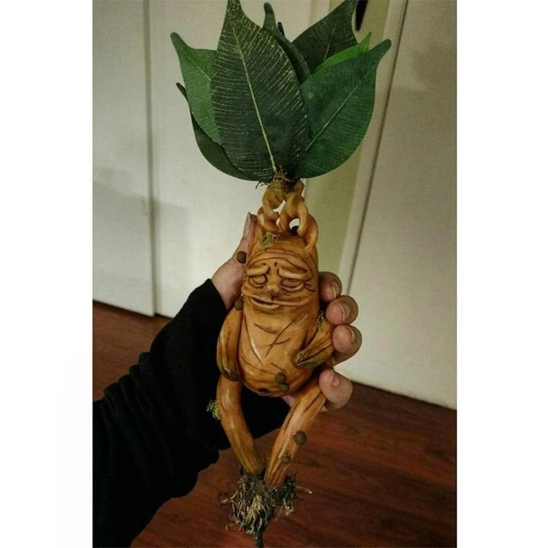 Garden Decoration Mandrake Resin Statue Outdoor Courtyard Landscape Decorative Ornaments Home Living Room Bedroom Decorate | Дом и сад