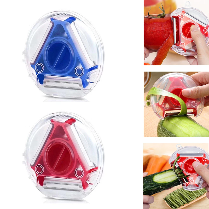 Шелушильная машина 3 в 1 многофункциональный Нержавеющая гаджет картофеля огурец