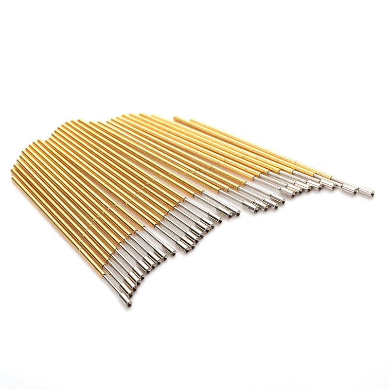 

100 Pcs/pack PL50-A2 Cup-shaped Spring Test Needle 0.68mm Outer Diameter 27.8mm Long PCB Probe