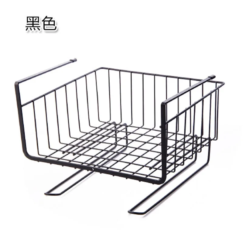 

Wardrobe Storage Rack Metal Shelf Finishing Cabinet Kitchen Cabinet Hanger Storage Basket Wall-mounted Storage Basket