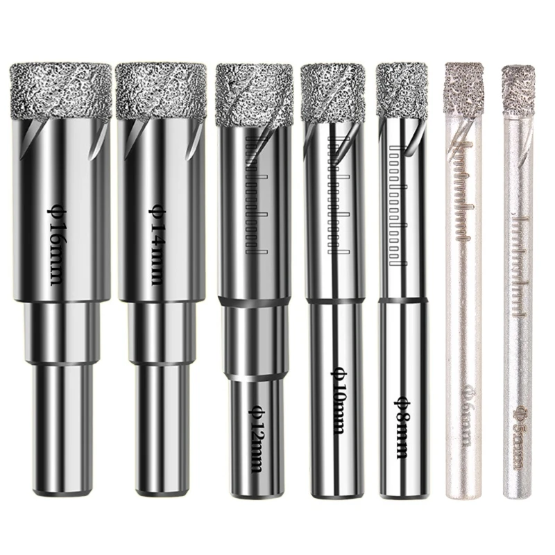 

Hollow Core Drill Bit Set for Ceramic, Glass, Porcelain Tile Diamond Drilling Tools Drilling Machines for Making Holes