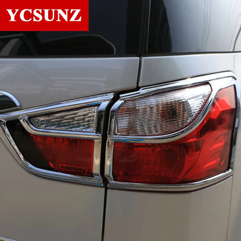 2014 хромированный задний фонарь для Isuzu mu x 2015 2013 аксессуары рамка