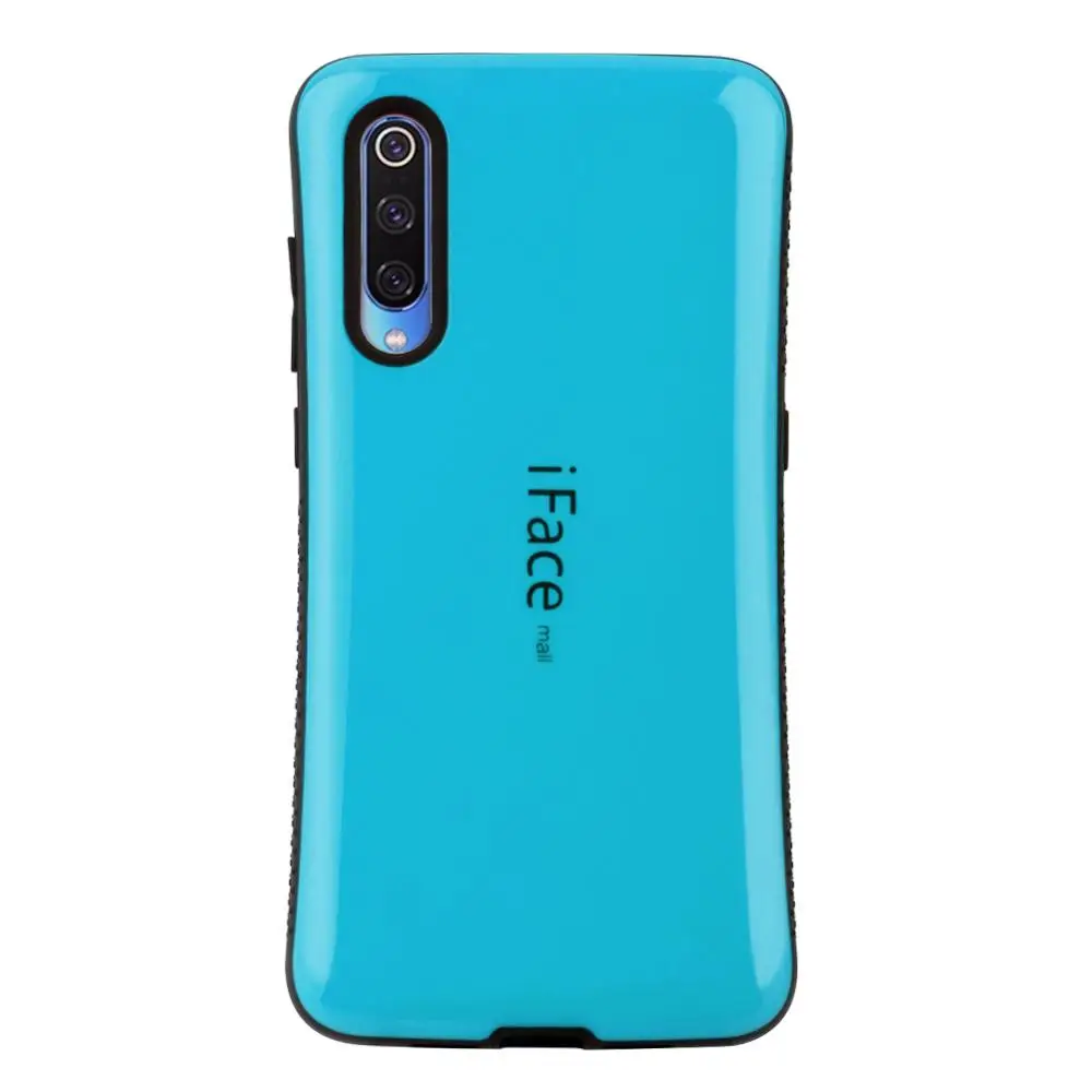 Синий iFace Mall Case for xiaomi Mi9 Mi 9 Heavy Duty Shockproof Back Cover Hard Shell 6.39 Inch Protect Mobile Phone Case - Цвет: Синий