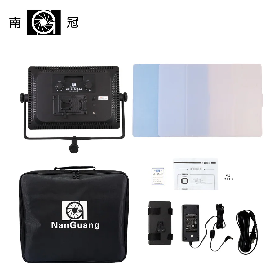 Светодиодная осветительная панель Nanguang CN-1200CSA LED S 5906 LM 5600K 7750 Lux Video Studio с V-образным