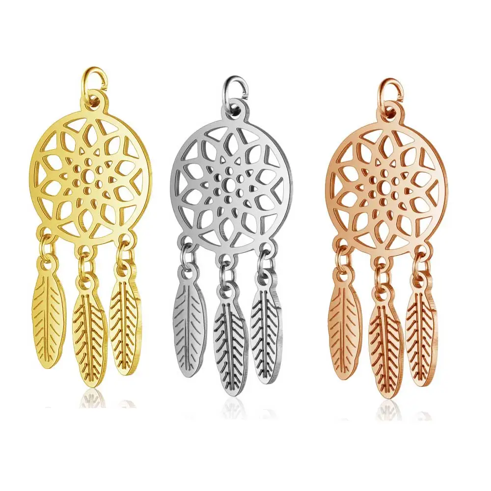 5 шт./лот подвеска Ловец снов оптовая продажа из нержавеющей стали 100% сделай сам