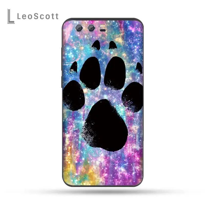 

Comic Dog Foot Phone Cases For Huawei Honor view 7a5.45inch 7c5.7inch 8x 8a 8c 9 9x 10 20 10i 20i lite pro