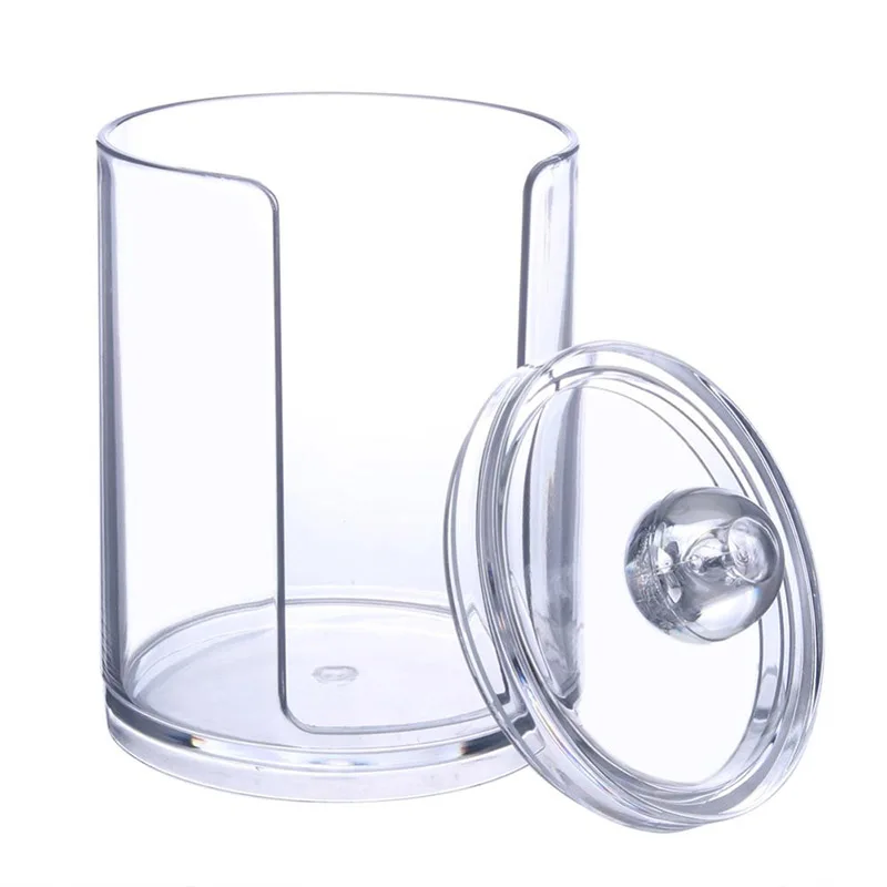 Multifunctional Cosmetic Makeup Cotton Pad Organizer Jewelry Acrylic Storage Box and Round Container Candy Jars | Дом и сад