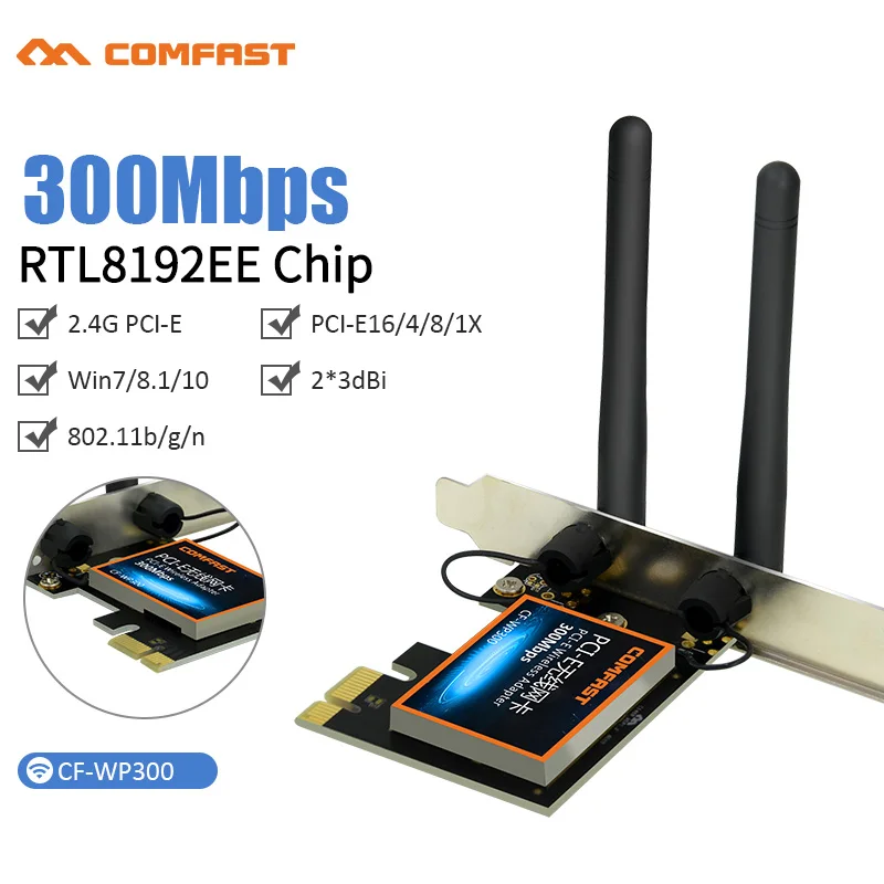 

Desktop Wireless PCIe WiFi Adapter Intel 8265 Intel AX200 Wifi 6 Bluetooth 5.1 2.4G/5G 802.11ac/ax MU-MIMO Windows 10