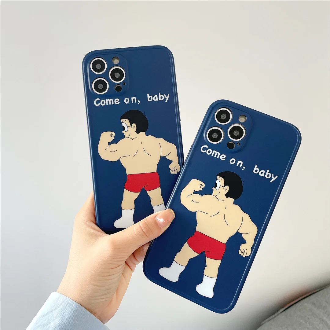 Мультяшный Doraemon смешной Humor Nobita чехол для телефона iPhone 12 11 Pro X XS Max XR 7 8 Plus чехлы |