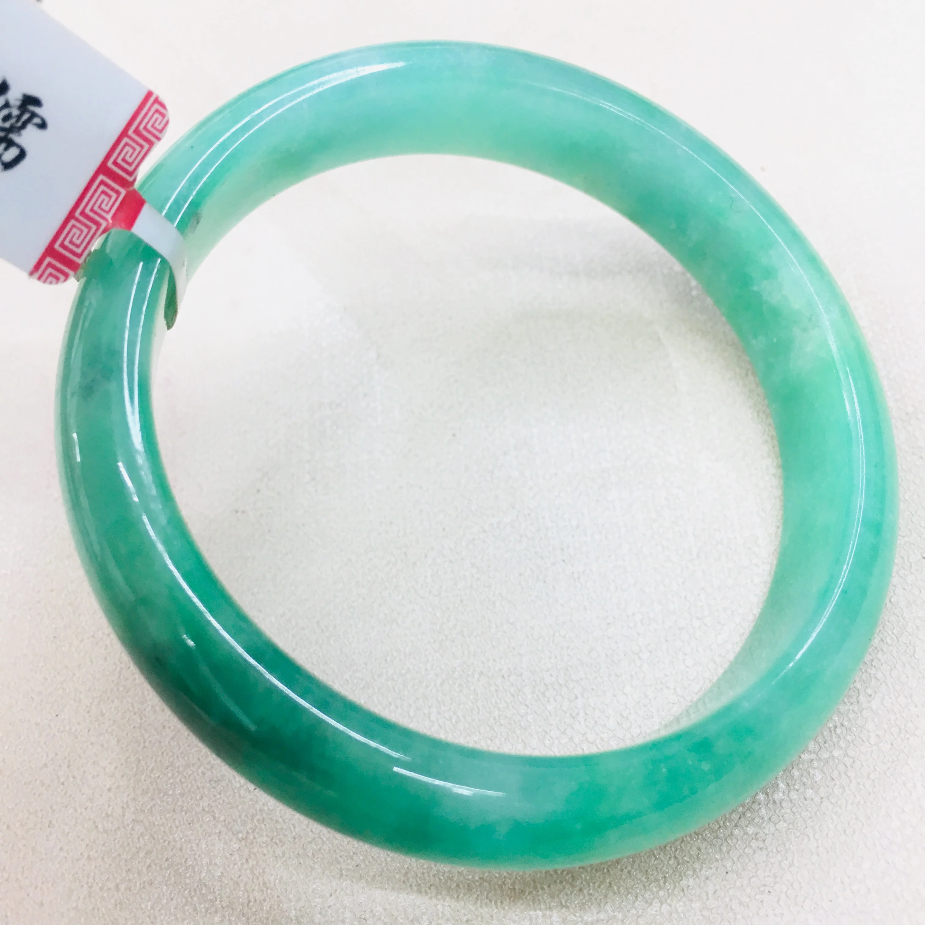 Zheru ювелирные изделия чистый натуральный жадеитовый браслет Элегантный Светло