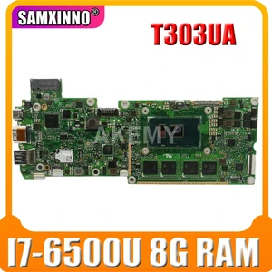 akemy t303ua i7 6500 cpu 8gb ram mainboard for asus transformer 3 t303u t303ua laptop motherboard t303ua mainboard test ok free global shipping