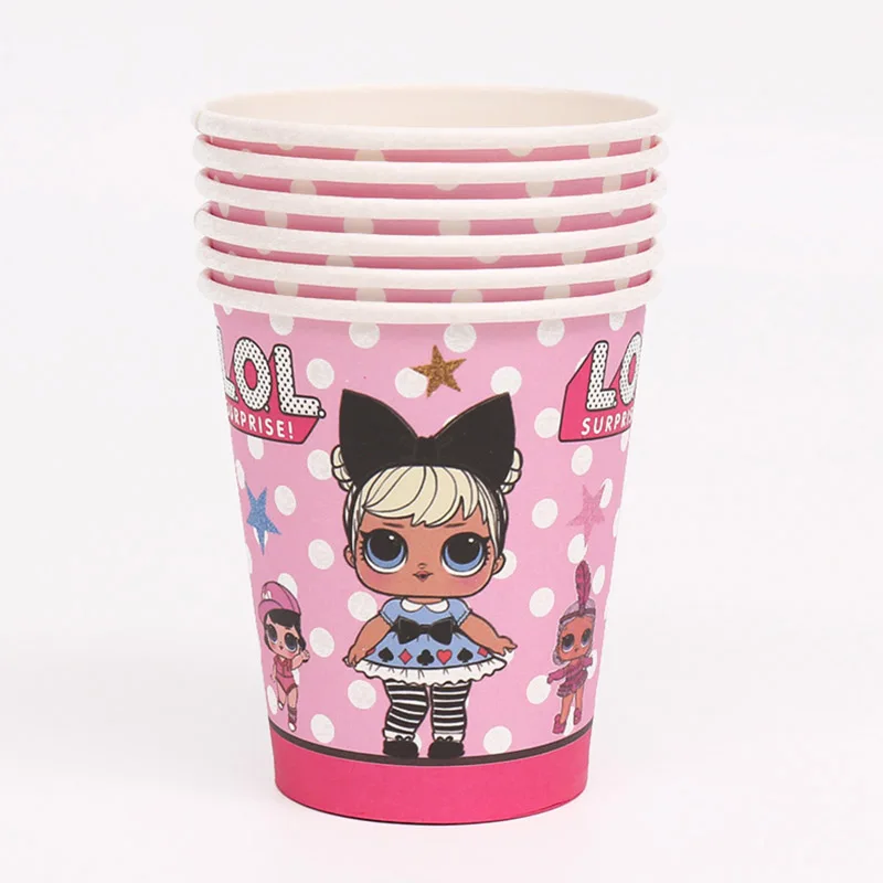 Куклы LOL на день рождения декор для тематики сделай сам праздничная тарелка ложка