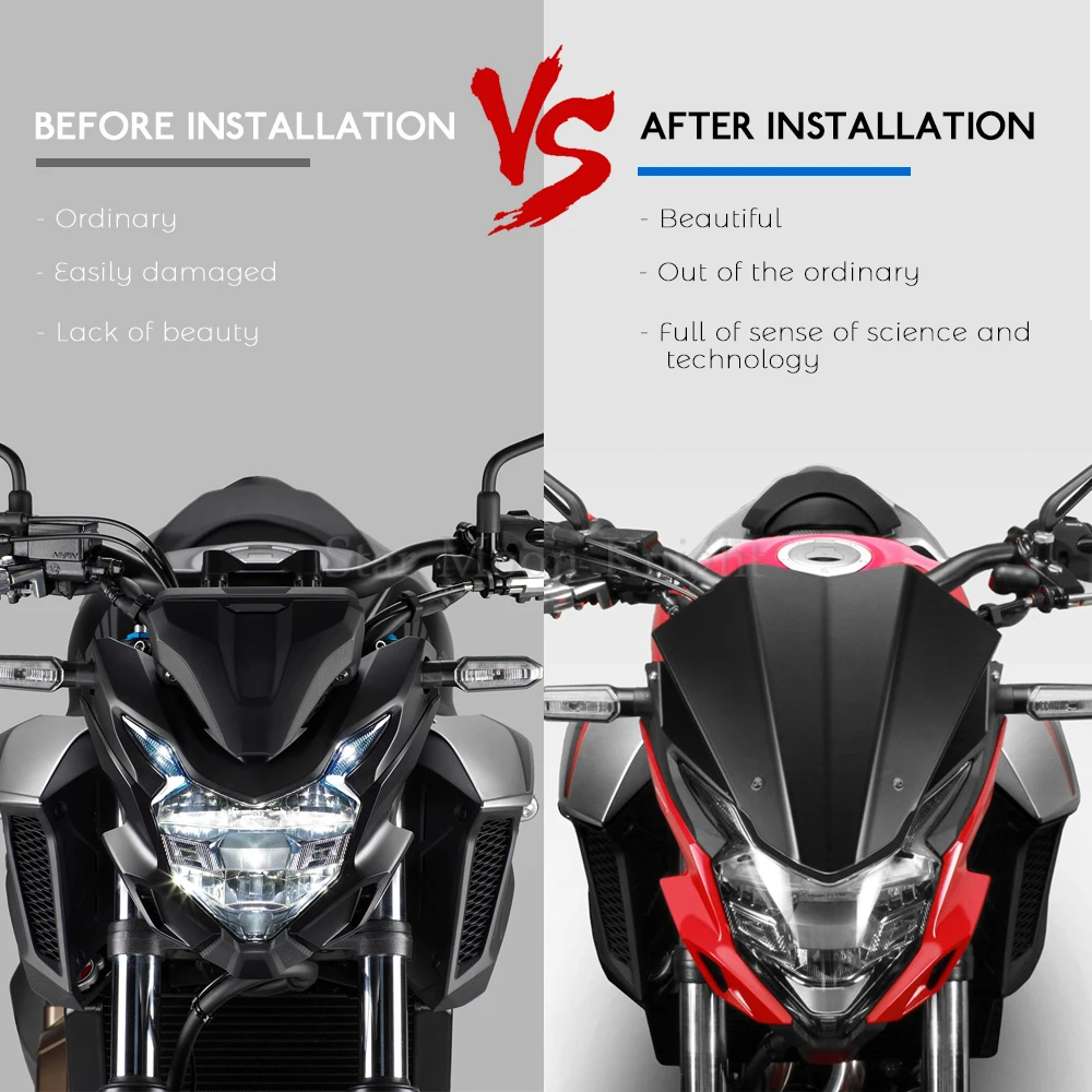 Аксессуары для мотоциклов алюминиевый ветровой экран ветровое стекло дефлектор