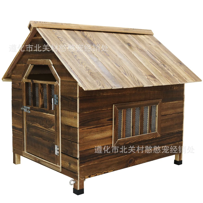 

Питомник для улицы, собачья мышь маленькая в большом доме, карбонизация, вилла для кошек, домашних питомцев, твердая деревянная клетка