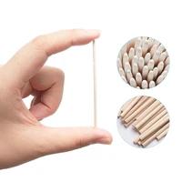 500pcs disposable ultra small cotton swab lint free micro brushes wood cotton buds swabs eyelash extension glue removing tools