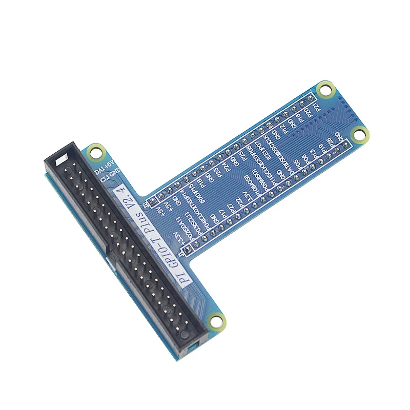 Т образный модуль расширения плата адаптер с 40 Pin GPIO женский Радужный кабель для