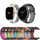 Радужный силиконовый ремешок для Huami Zepp E Z, спортивный браслет для Ticwatch GTH, умный ремешок для Xiaomi Amazfit GTR 2e GTS 2 mini