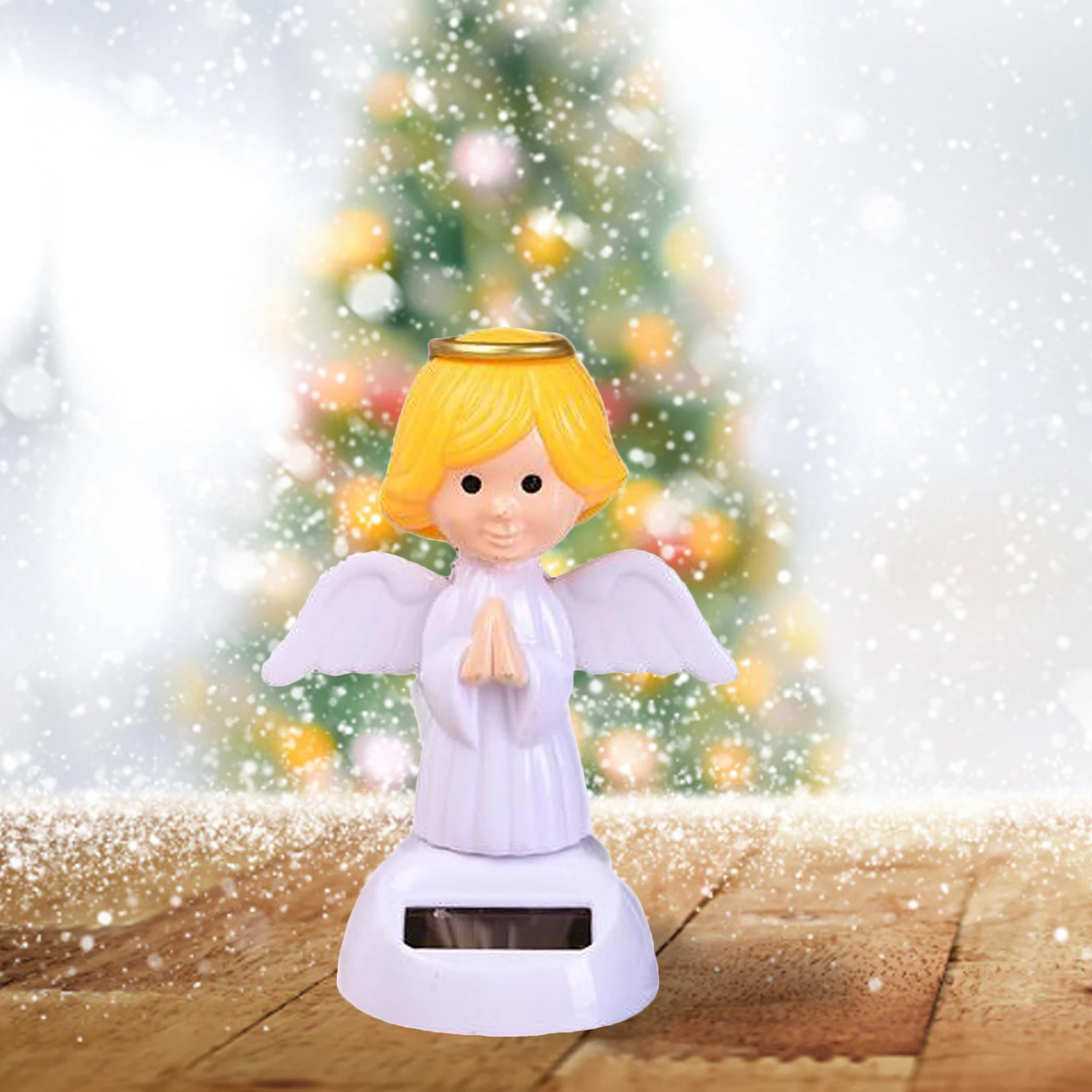 Игрушечный Снеговик на солнечной батарее Дед Мороз украшение для автомобиля