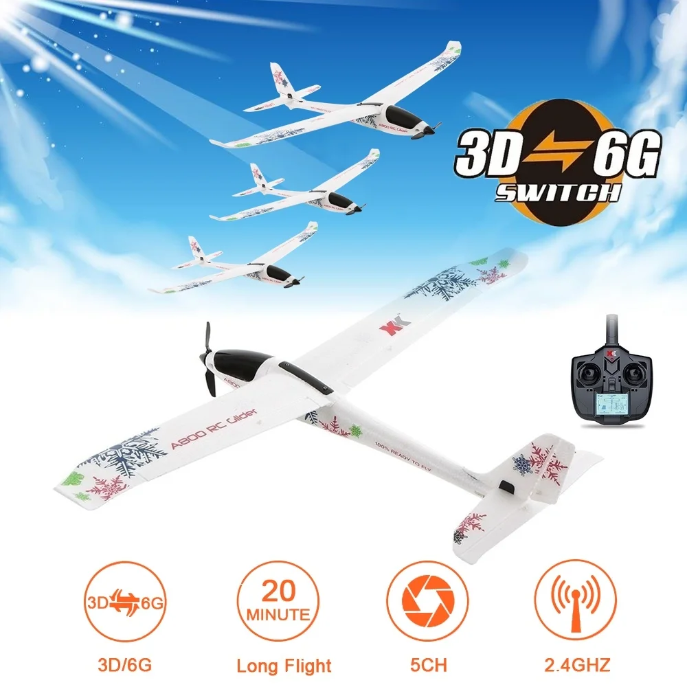 Большой размер Самолеты дистанционного управления 2 4G 3Ch неподвижное крыло