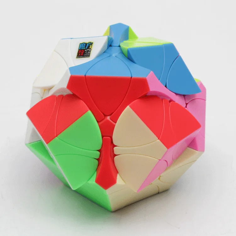 MoYu Yuhu MeiLong сливы Магический кубик 3x3 цветной Твист для взрослых Обучающие игрушки