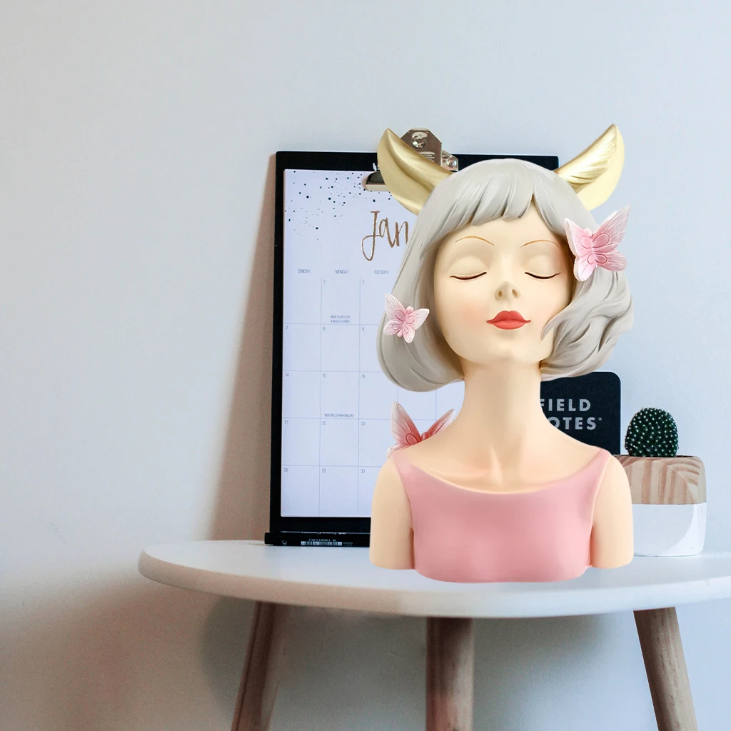 Статуэтка для девочек искусственная скульптура современный Декор дома и офиса