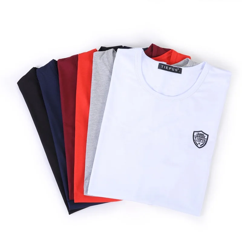 Мужская майка с круглым вырезом хлопковая эластичная без рукавов принтом одежда