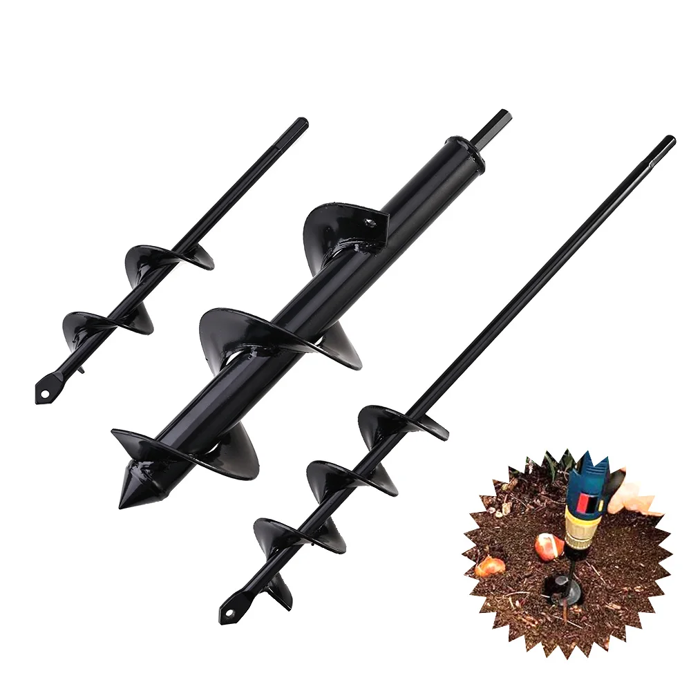 Садовый Бур спиральное сверло Цветочная плантаторная лампочка вал для