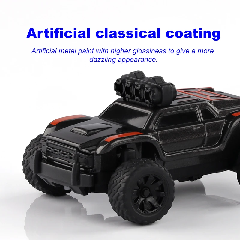 

Гоночный Автомобиль Turbo Racing 1:76 C81 Big Foot RC Monster Truck, полный пропорциональный комплект RTR, игрушки