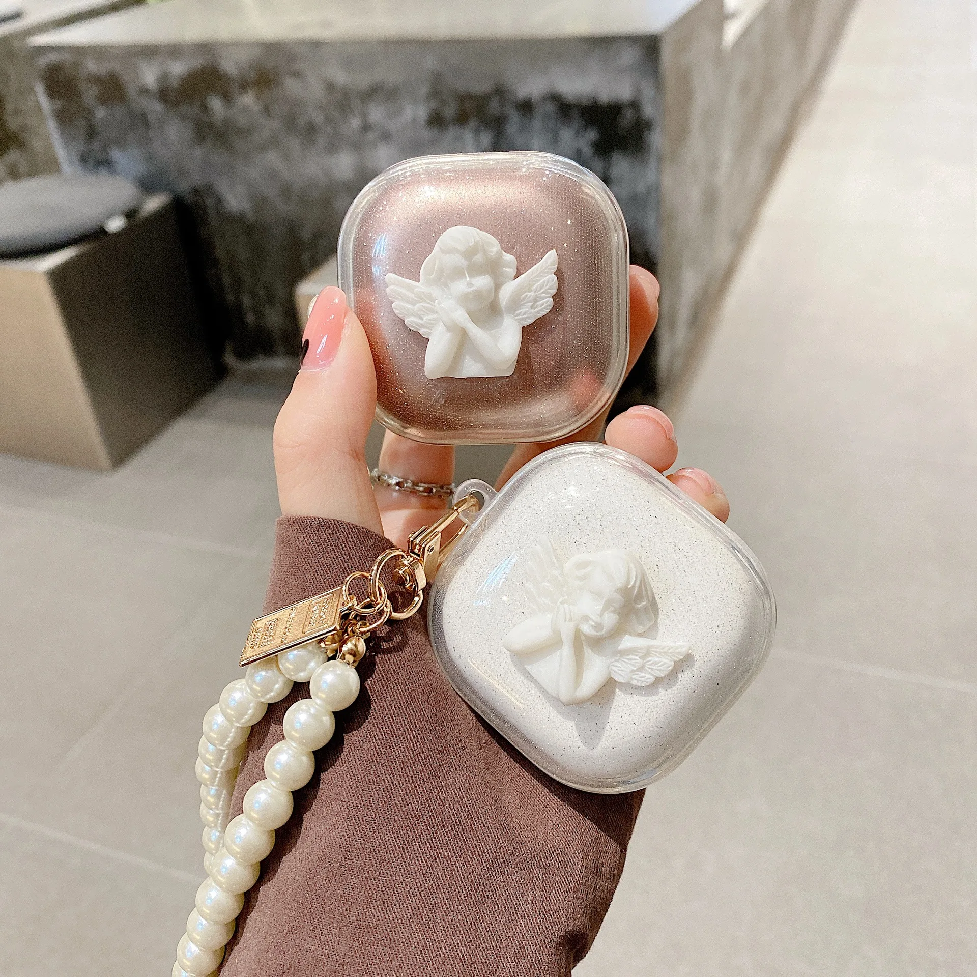 Case For Samsung Galaxy Buds Live Buds Pro Buds2 Protective Earphone Cover For Samsuing Galaxy Buds 2 with Spring Bracelet