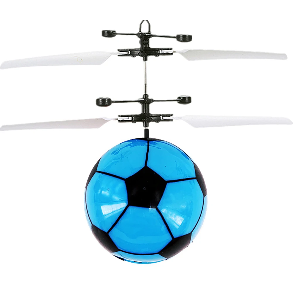 Детский игрушечный инфракрасный индукционный вертолет футбольный светильник