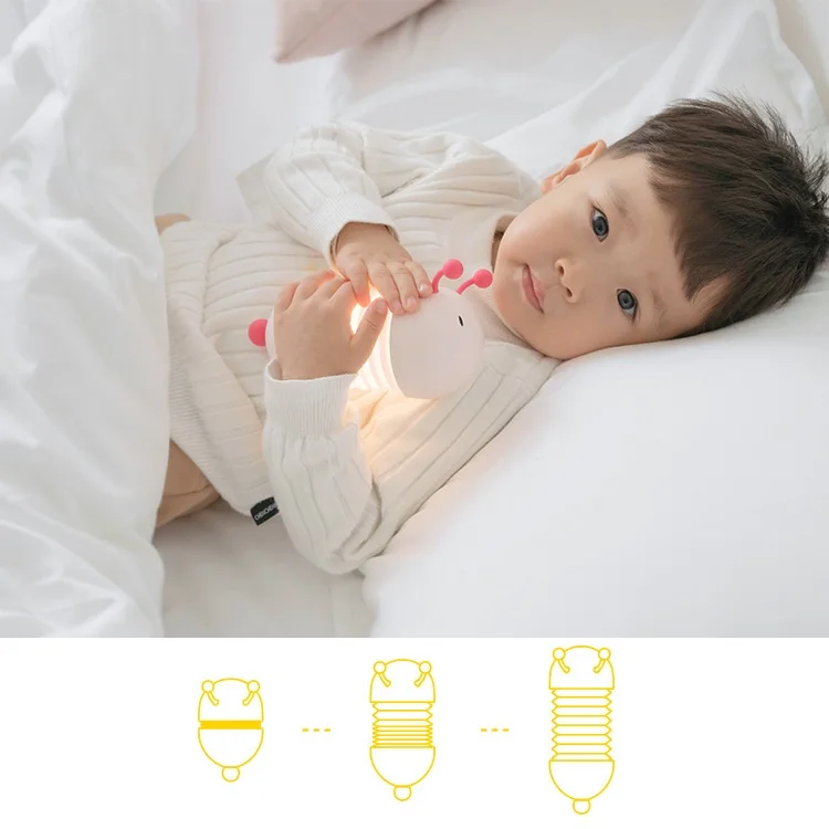 

Magnetic Suction Caterpillar LED Night Light Folding Led Lamp Cartoon Toy Gifts For Children Kids Baby Caterpillar Table Lamp
