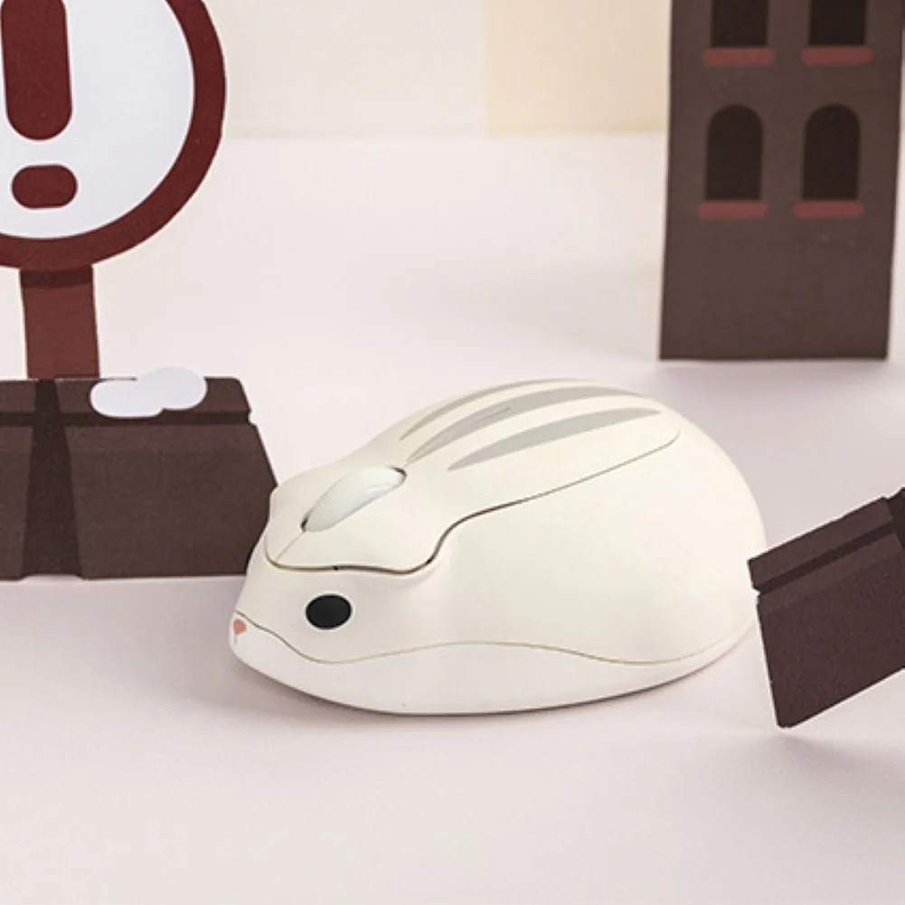 Cute Cartoon Pink Wireless Mouse USB Optical Computer Mini 1200DPI Hamster Design Small Hand Mice For Girl Laptop | Компьютеры и офис