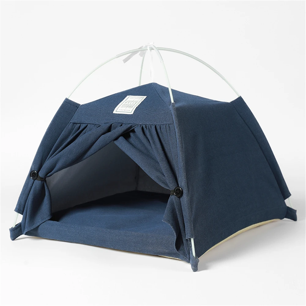 folding pet tent bed cave for cat small dog portable cat tent kitten bed hut indoor outdoor summer puppy tent cozy cave house free global shipping