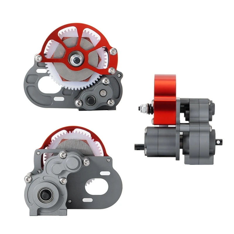 

CNC Aluminum Reverse Transmission Gearbox Set for Axial SCX10 1/10 RC Crawler