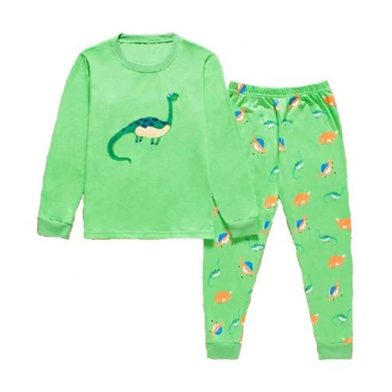 Пижама для девочек с рисунком розового Кита комплекты длинной детской одежды из