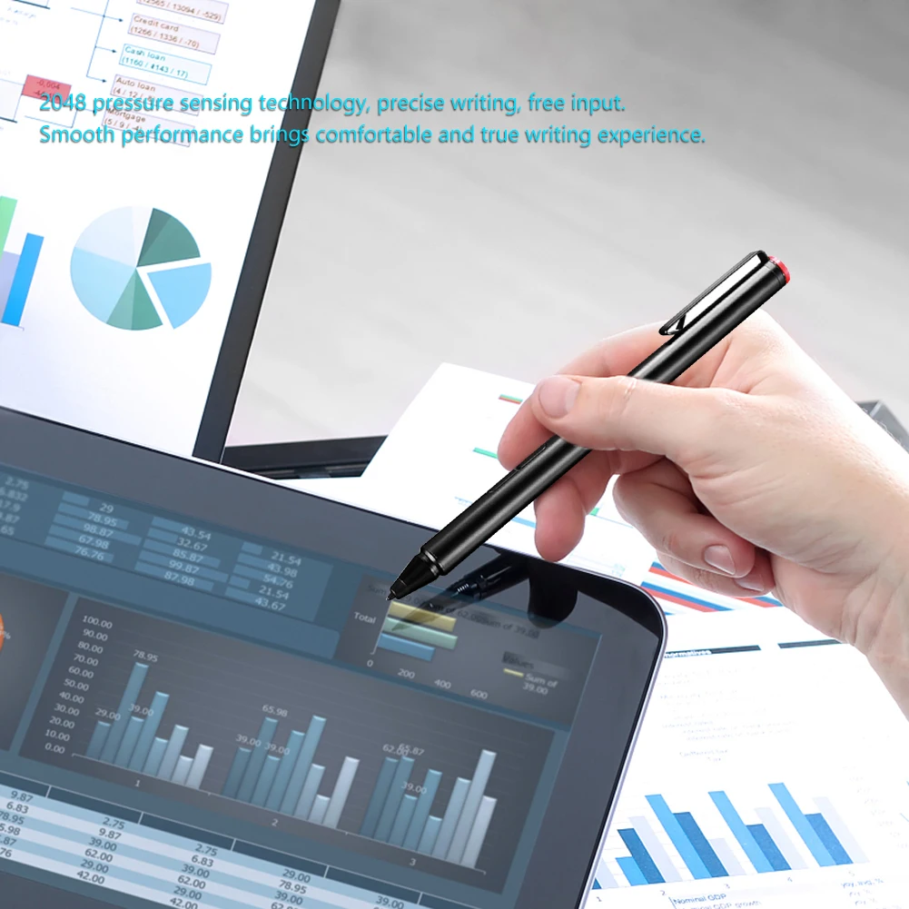 2048 touch stylus pen for lenovo thinkpad yoga 520530720900s920 miix 510520700710720 tablet laptop stylus active pen free global shipping
