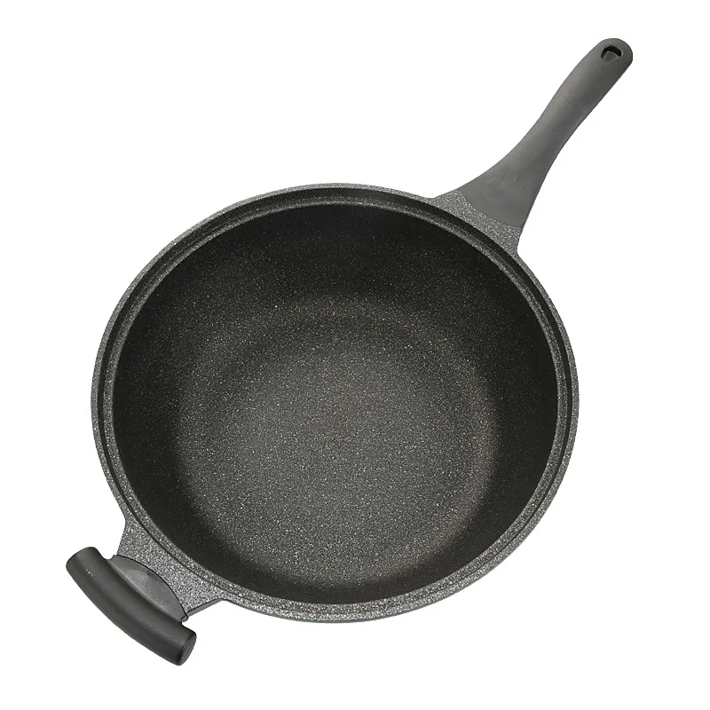 

Household wok dual-use pan smokeless flat-bottom cooking gas induction cooker general