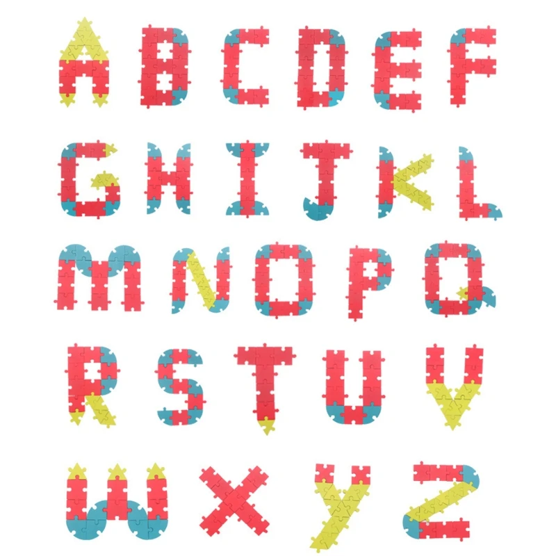 

40PCS Wooden Puzzle for Baby Learning & Brain Development Interactive Jigsaw Puzzle Toy DIY Changable Shape Puzzle P15C