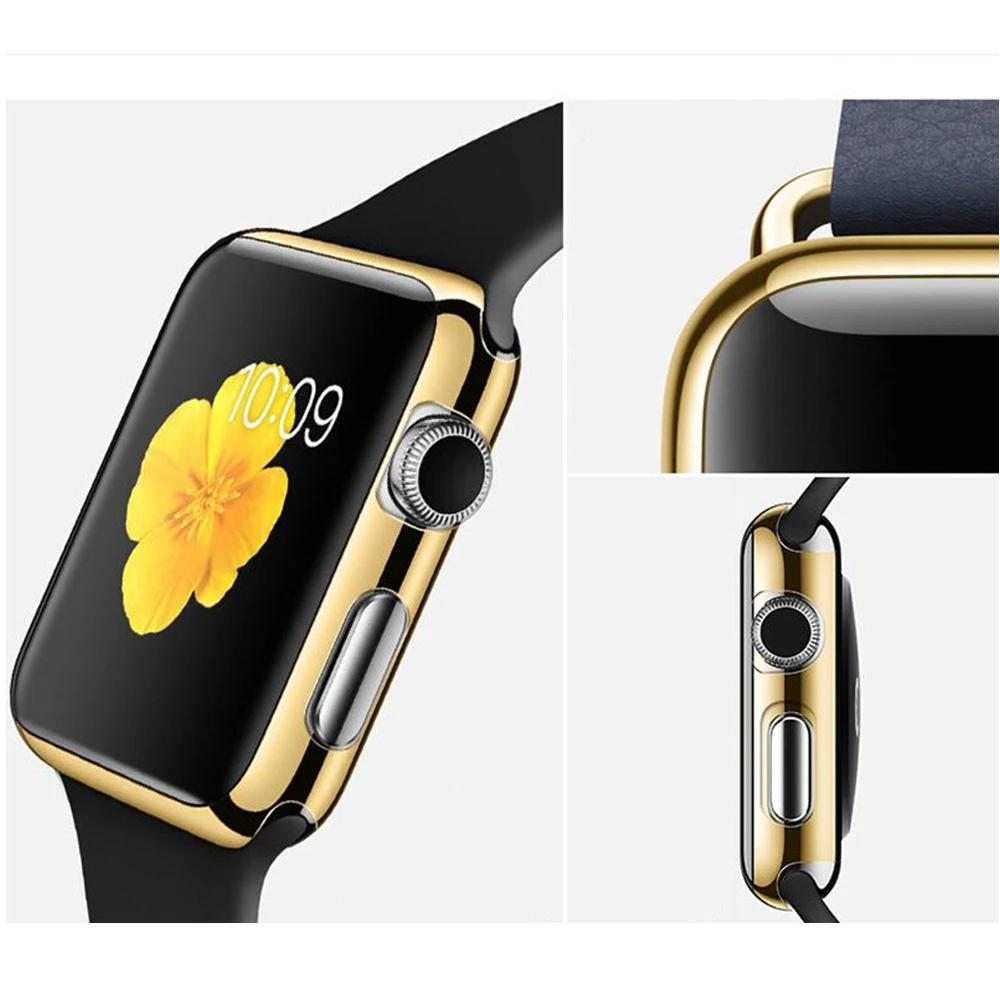 Чехол для apple watch band apple watch 4 5 Чехол 44 мм/40 мм ремешок iwatch 3 ремешок 42 мм 38 мм защита экрана Аксессуары для часов