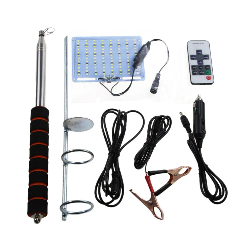 Телескопическая удочка COB светодиодный светодиодная с дистанционным