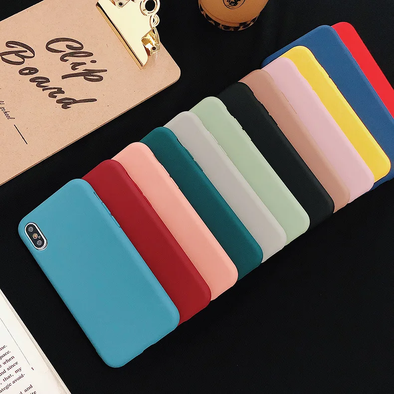 silicone solid color phone case for huawei p40 p8 p9 p20 p30 lite e 2017 pro mini soft cover candy color for p smart z plus 2019 free global shipping