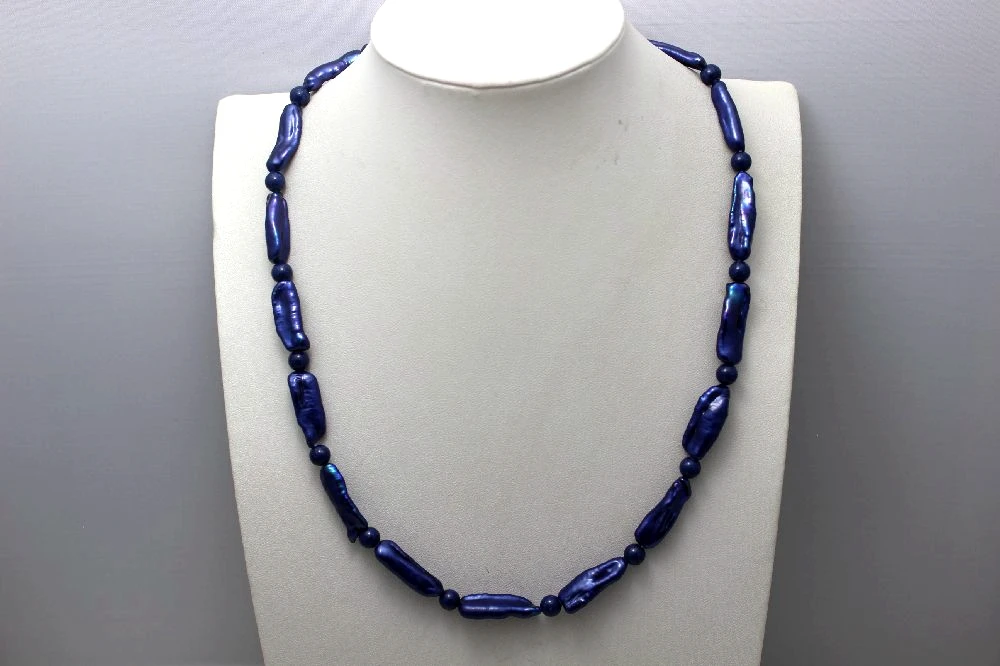 

Жемчужное ожерелье Blue Fresh warte 8x14 мм, 45 см