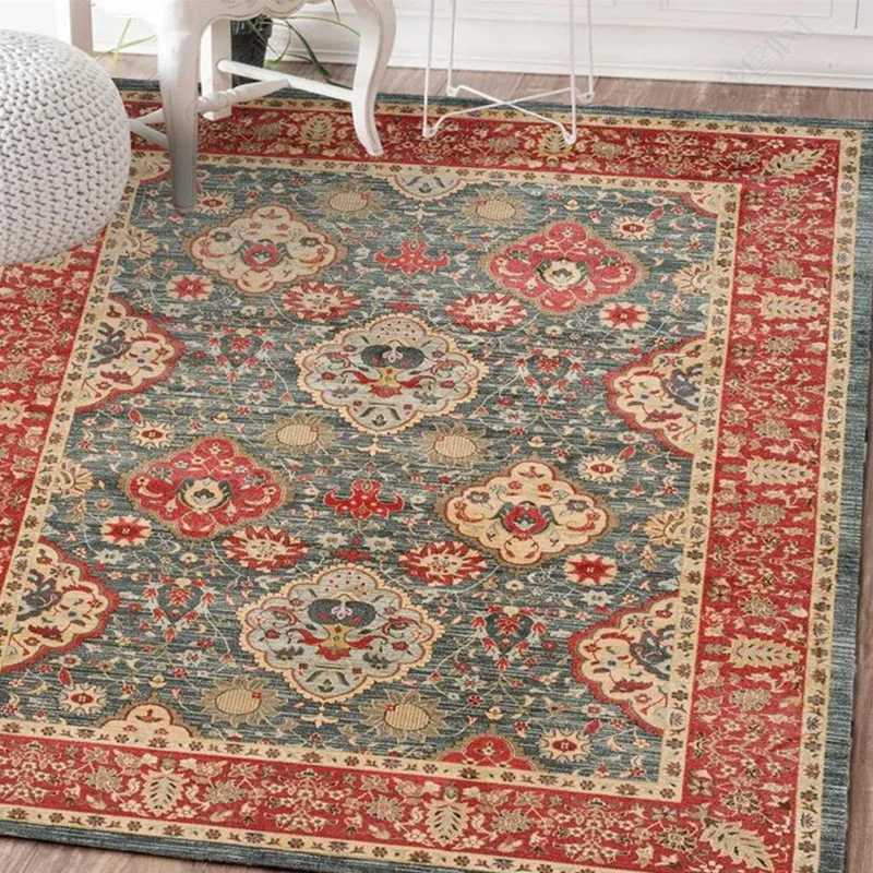

Vintage Moroccan Carpets Living Room Rug Bedroom Home Decor Large Sofa Coffee Table Rug Indian Style Study Room Ethnic Floor Mat