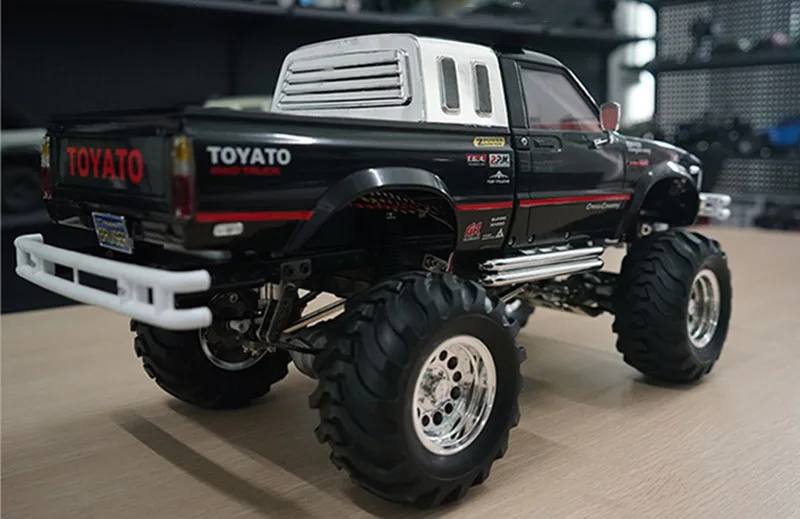 HG 1/10 черный P407 Пикап 4*4 Радиоуправляемый автомобиль с дистанционным управлением
