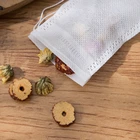 Пустые чайные пакетики 5 х7 см, 100 шт.лот, плотно закрывающиеся фильтры с завязками, для ароматизированных чаев, травяных рассыпчатых чаев, бумажные нетканые пакетики