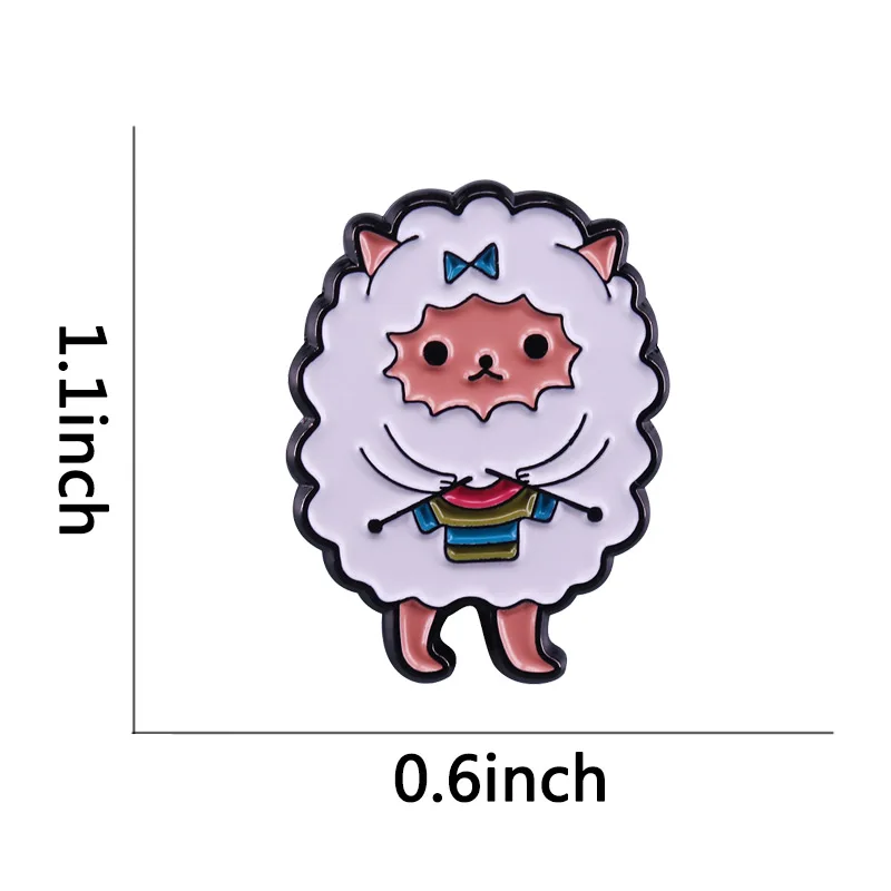 Наша занятая овца-это искренне Вязание для вас небольшого радужного свитера так