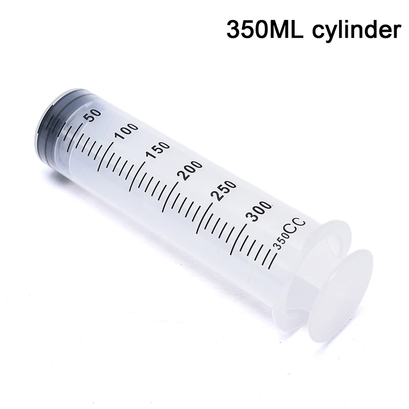 

350ML Plastic Disposable Injector Syringe For Refilling Measuring Nutrient For Feeding For Mixing Liquids Needles Tube